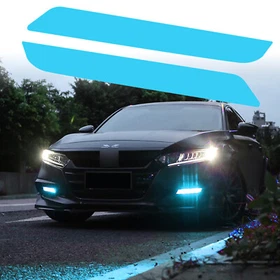 Fog Light Overlay Tint Fluorescent Reflective Sticker For Honda Accord 2018-2020