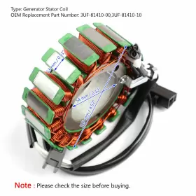 3UF-81410-00 VIPJQ Stator VMX1200 Vmax Yamaha #2 3UF-81410-00 VIPJQ Stator VMX1200 Vmax Yamaha #2