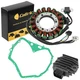 Stator Regulator Rectifier & Gasket For Suzuki LT-F400 Eiger 400 Manual 2002-07 Stator Regulator Rectifier & Gasket For Suzuki LT-F400 Eiger 400 Manual 2002-07