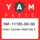 5NF-11185-00-00 Yamaha Cover, cylinder head side 3 5NF111850000, New Genuine OEM 5NF-11185-00-00 Yamaha Cover, cylinder head side 3 5NF111850000, New Genuine OEM