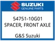 Suzuki OEM Part 54751-10G01 SPACER, FR AXLE RH Suzuki OEM Part 54751-10G01 SPACER, FR AXLE RH